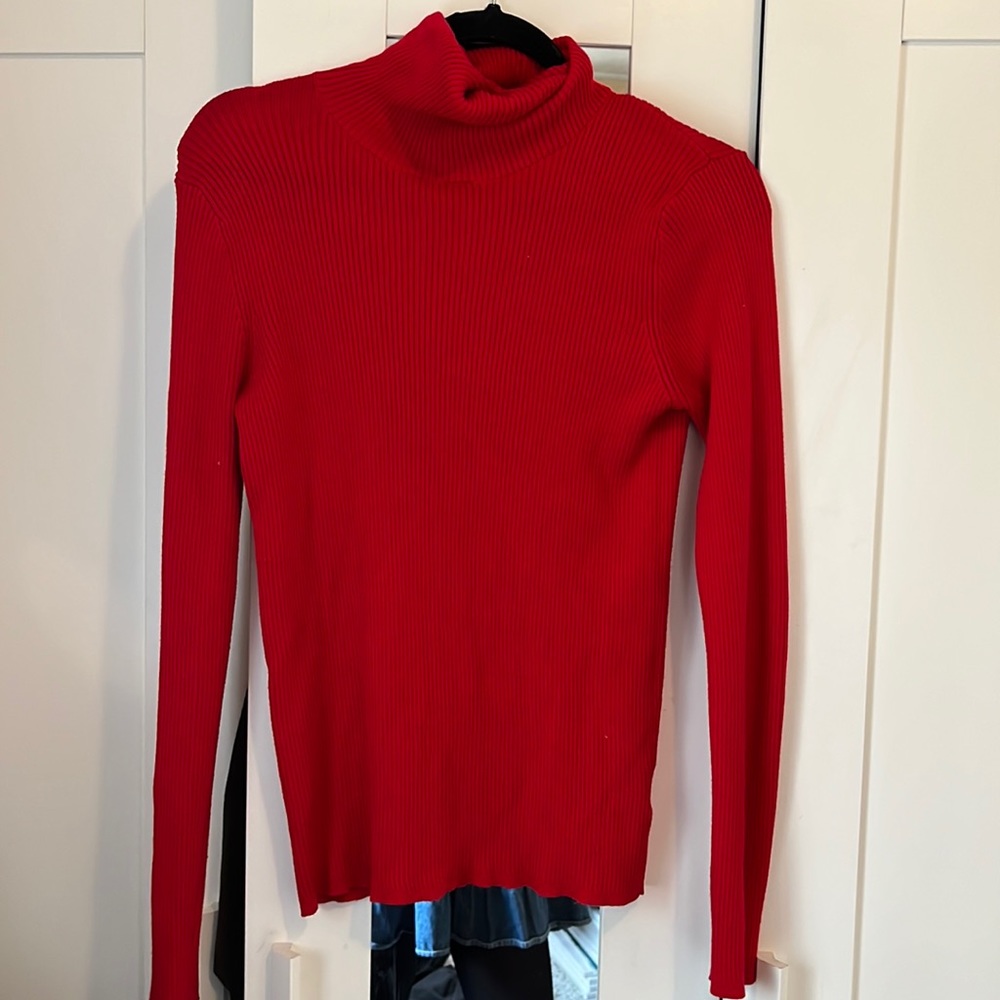 Red Rory Gilmore Turtleneck